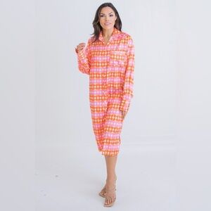 FINAL PRICE Karlie Pink and Orange Dress